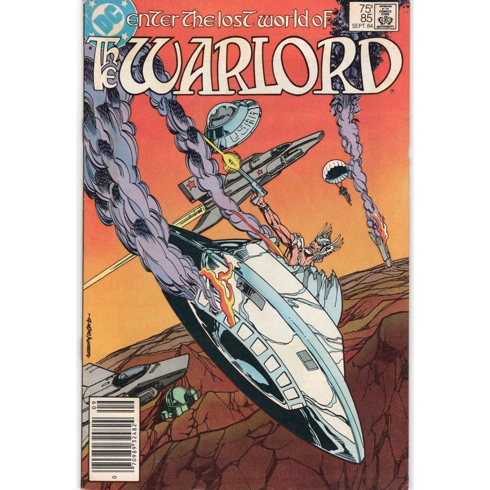 Warlord #85, Newsstand w/Mark Jeweler Insert 1984